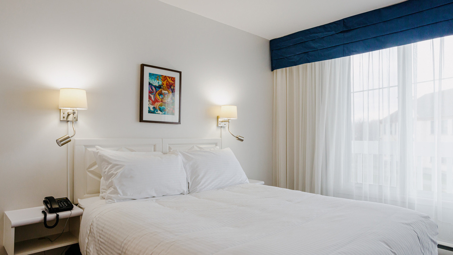 Chambre Confort : 1 lit Queen